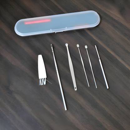 DeoDap 6Pcs Earwax Removal Kit | Ear Cleansing Tool Set | Ear Curette Ear Wax Remover