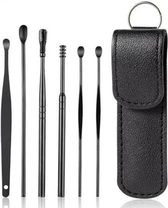 Koccido 6 Pcs Tool Resuable Ear Cleaner Set with Storage Pouch