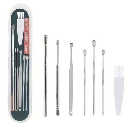 GULGLOW99 Ear Curettage Earwax Removal Ear Wax Cleaner Swab Spiral Ear Pick