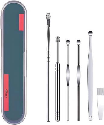 SCABIOSA New Ear Wax Cleaner Resuable Ear Cleaner Tool Set With Storage Box