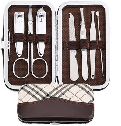 mapperz Manicure kit Pedicure kit 7 in 1 Manicure set Professional Stainless Steel Nail Clipper Kit Finger Plier Nails art Pedicure Toe Nail Tools Set-Specially Design for Kids - Multicolor
