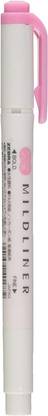 Zebra MildLiner High Lighter, Mild Pink (WKT7-MP)