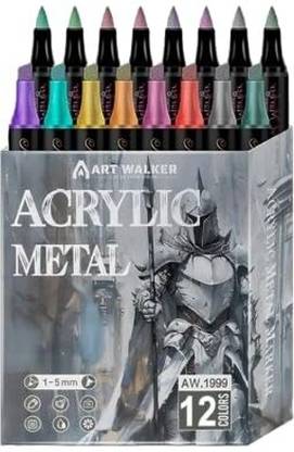 ART WALKER Acrylic Marker Medium Point Tip Art Markers