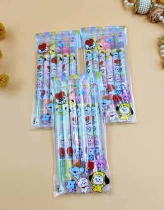 Paper Bear BT21 2 tip highlighter set of 3