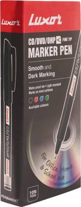 LUXOR Red CD/DVD/OHP Fine tip Marker