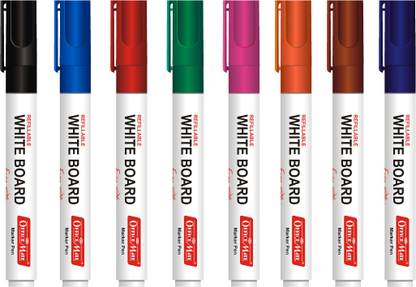 Soni Officemate Refillable Whiteboard Marker (Pack of 8) PP Box