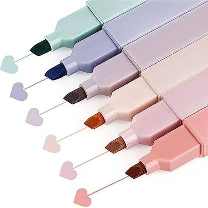 justone choice 6PCS Cute Highlighters Assorted Colors