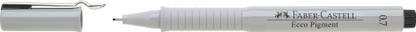 FABER-CASTELL Fibre-Tip Pen Ecco Pigment 0.7 Black – Pack