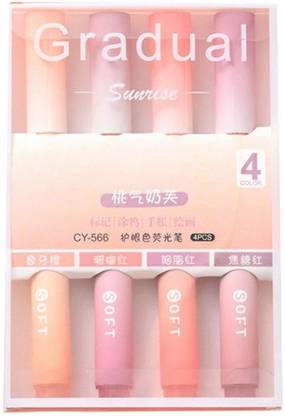 FLOSTRAIN Silly Panda Gradual Highlighter Assorted Colors | Markers