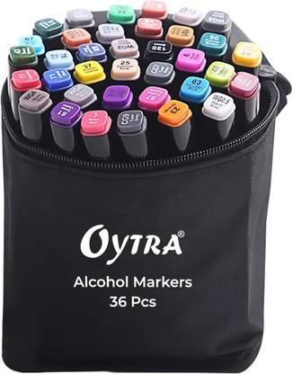 Adoere Alcohol Marker Pen Set Fine::Broad Nib Sketch Pens