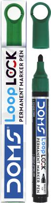 DOMS LOOP LOCK P/MARKER PEN GREEN