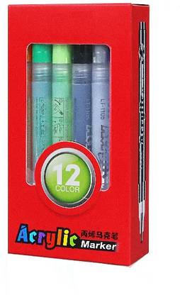 KRAFTMASTERS Acrylic Marker Paint Marker Pen For DIY Ceramic Glass Canvas Painting Supplies