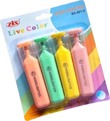 Like it Highlighters for All types of paper No stain on paper midliners artwork