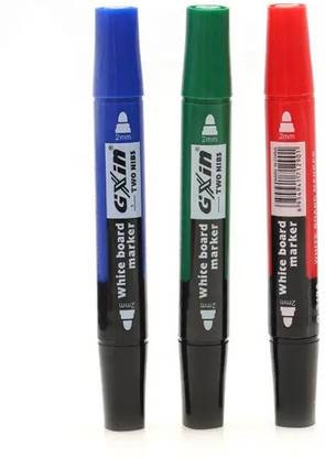 GXIN WHITE BOARD MARKER | DOUBLE-HEADED DIFFERENT COLOR TWO NIBS WHITE BOARD MARKER