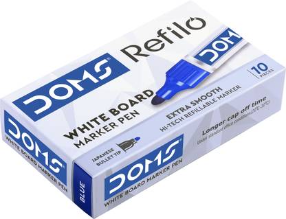 DOMS REFILO WHITEBOARD MARKER PEN BLUE