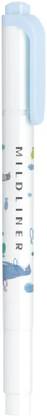 Zebra MildLiner WKT7-AS-MSOB Animal Collection Limited Edition Mildliner Dual-Ended Highlighter