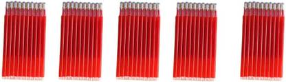 aakriti store Invisible Refill Disappearing Erasable Removable Ink Pen for Fabric Garment, Leather and Marking Shoes (Red, 50)