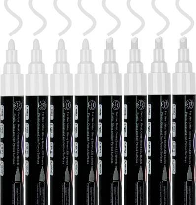 PATHOS INDIA White Erasable Liquid Chalk Marker Pens