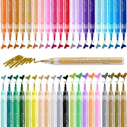 Arrolliant AROOLLAINT acrylic marker set of 12