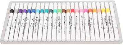 FLOSTRAIN Acrylic Pens, Widely Used Waterproof Acrylic Paint Markers for Glass (24 Colors)