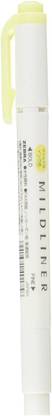 Zebra MildLiner High Lighter, Mild Yellow (WKT7-MY)