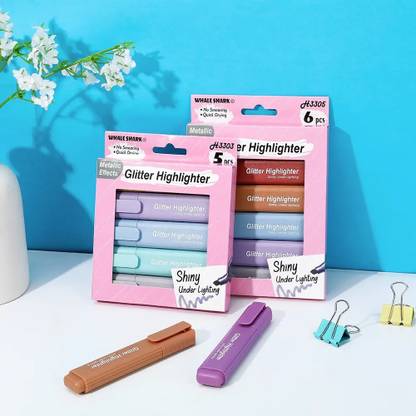 Ezliving Metallic Effect Glitter Highlighter