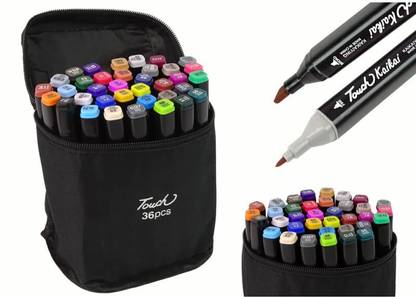 Arrolliant Touch cool duel tip marker chisel and fine tip for sketching and drawing