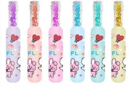 Timbktoo Unique BTS Cartoon Highlighters 6 Pcs/Set Highlighters