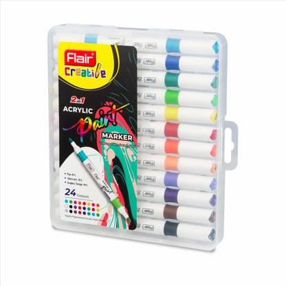 Flair Creative 2 in 1 ACRYLIC Paint Marker