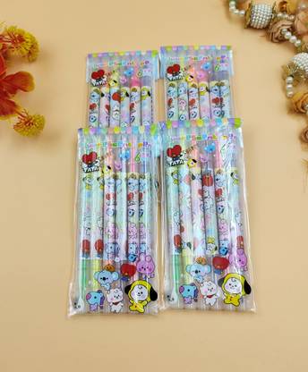 Paper Bear BT21 2 tip highlighter set of 4