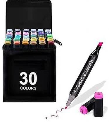 Dvn Dual Tip Art Pens Color Marker Brush Water Based for Drawing