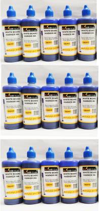 Wins Class White Board Marker Ink 100ml Blue (Pack Of 15) 1000 ml Marker Refill