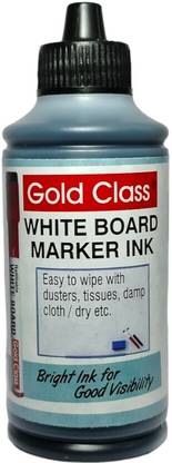 GoldClass Gold Class White Board Marker in Pack of 1 100 ml Marker Refill