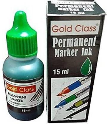 GoldClass Gold Class Permanent Marker Ink(Pack of 4) 15 ml Marker Refill