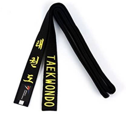 lewon international Taekwondo Black Belt (Impoted)-L (320 Cm) Martial Art Uniform