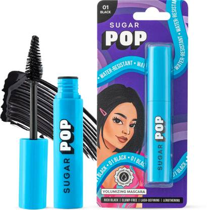 SUGAR POP Volumizing Mascara Black | Clump-free | Volumizes | Lengthens | Smudge-proof 9 ml