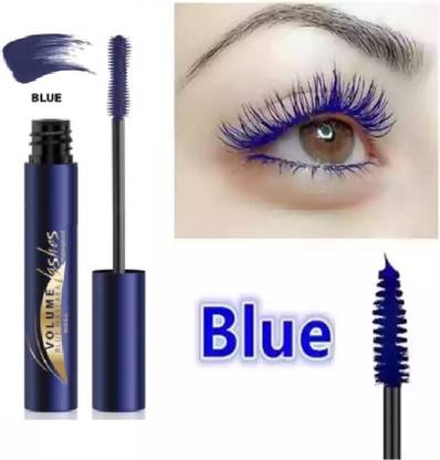 Emijun Blue Mascara Curls Lashes, Highly Pigmented, Long-lasting, Waterproof 10 ml