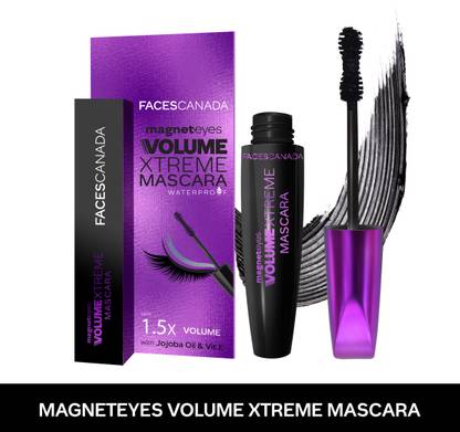 FACES CANADA Magneteyes Volume Xtreme Mascara | Lengthens Lashes | Waterproof | Quick Drying 8 g