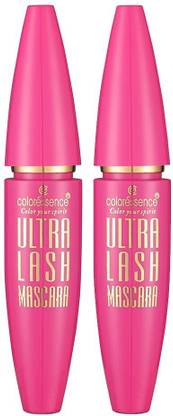 COLORESSENCE Ultra Lash Pro Mascara with Curling Brush|Intense Black Eyelashes|Waterproof 10 ml