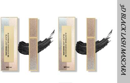 Luipui Premium New Extreme Dimension 3D Black Lash Mascara | Volumizing (Sets 2) 8 ml