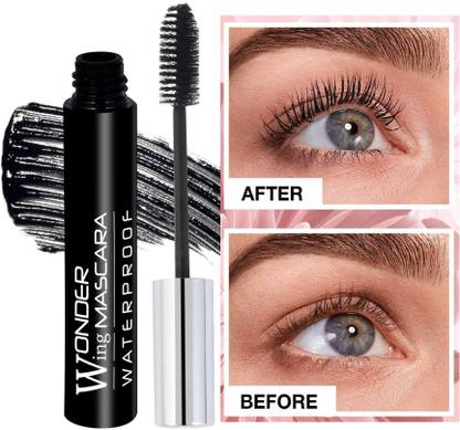 Yuency Black Mascara Extra Thick & Curled Lashes Upto 16hrs Volumizing, Lengthening 3.5 ml