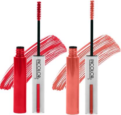 INCOLOR Light Weight Eye Makeup Color Mascara, Smudge Proof Long Lasting Natural Mascara 12 ml