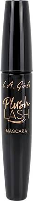 L.A. Girl Plush Mascara-Blackest Black Waterproof Mascara, Lengthening & Volumizing Lashes 10 g