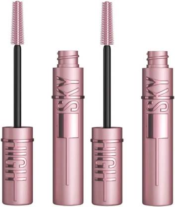 Neycare jet black eye mascara perfect shade look pack of 2 20 ml