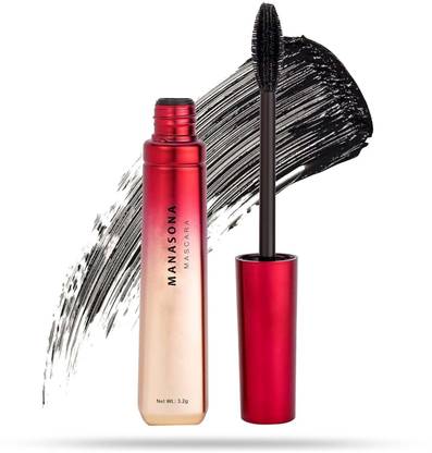 manasona Big Flash Eye Mascara Smudge & Water Proof Deep Black 3.2 g