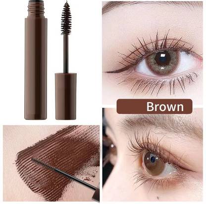CATERINACHIARA best Volume Waterproof Brown Mascara Base, Lashes Waterproof. 10 ml