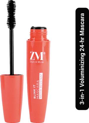 जेएम जैन & मिजा Blink It Mascara | 24hr Long Lasting | Curling, Lengthening & Volumizing, 6 ml