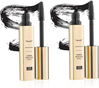 tanvi27 Combo Eye Mascara Smudge & Water Proof Jet Black 16 ml
