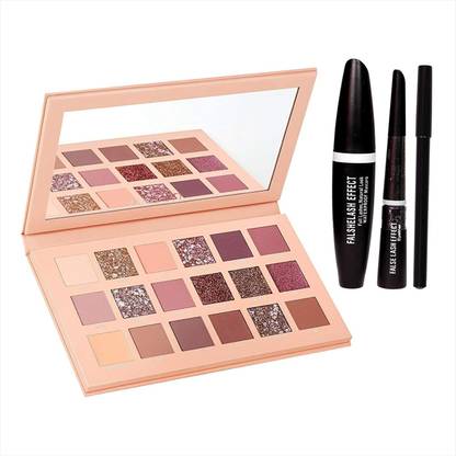 baalshree upharshree Eye Shadow Palette 18 Color Shimmer Eyeshadow Palette,3 in 1 Waterproof Eyeliner 18 g