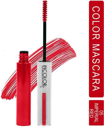INCOLOR Light Weight Eye Makeup Color Mascara, Smudge Proof Long Lasting Natural Mascara 6 ml